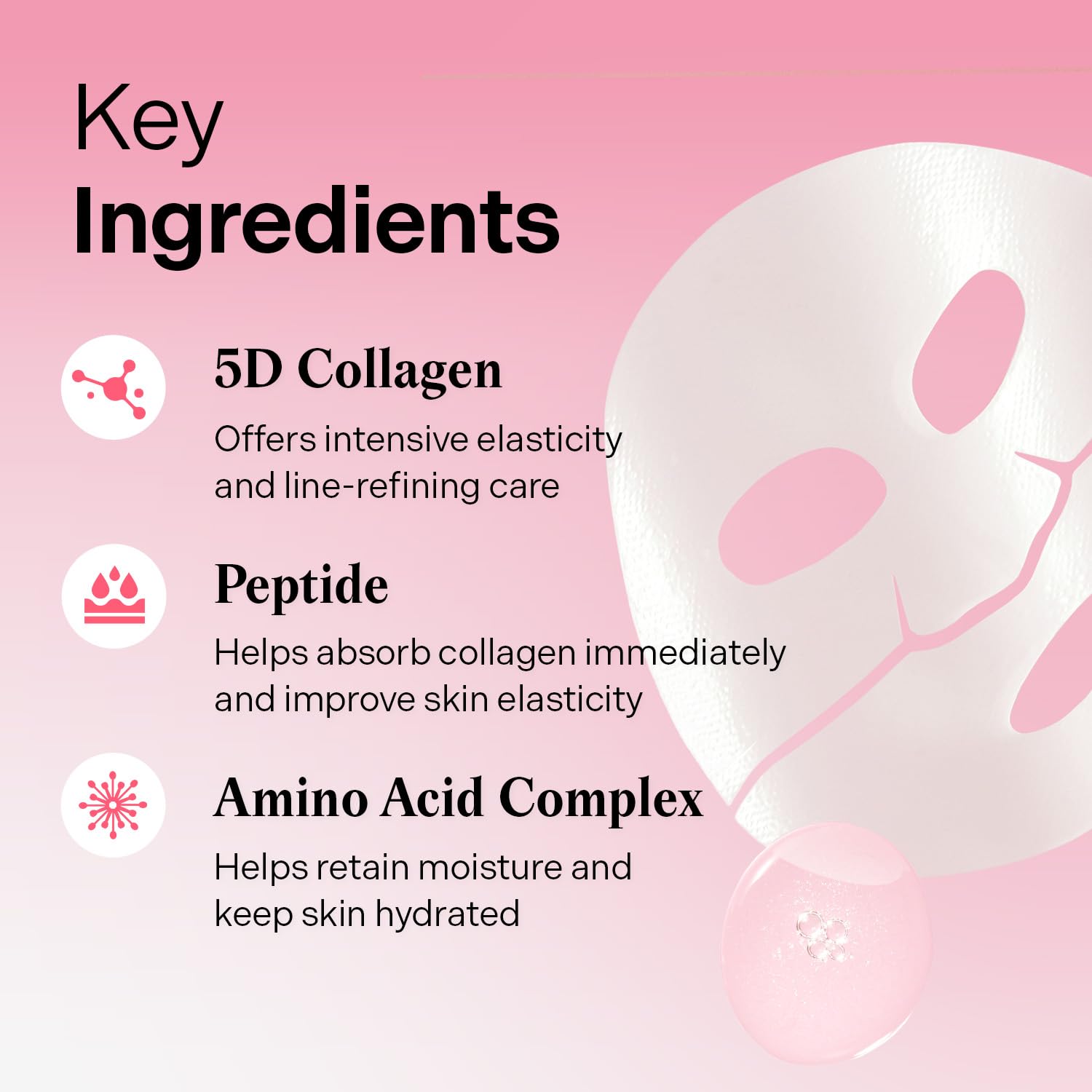Torriden CELLMAZING Collagen Firming Gel Sheet Mask for Face – 4 Pack | 5D Collagen Complex