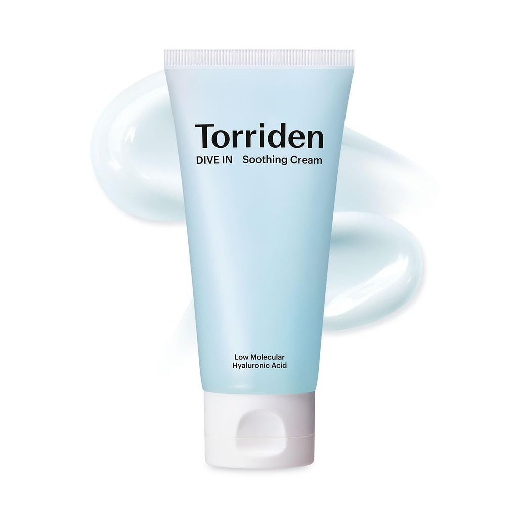 Torriden DIVE IN Hyaluronic Acid Soothing Cream Tube 100ml | Hydrating Moisturizer for Sensitive & Dry Skin