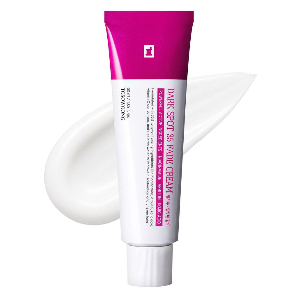 TOSOWOONG Dark Spot 35 Fade Cream | Arbutin, Kojic Acid, Niacinamide - Korean Skincare 50ml