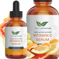 Total Activation Vitamin C Serum with Aloe Vera & Vitamin E — Hydrating Serum 2oz