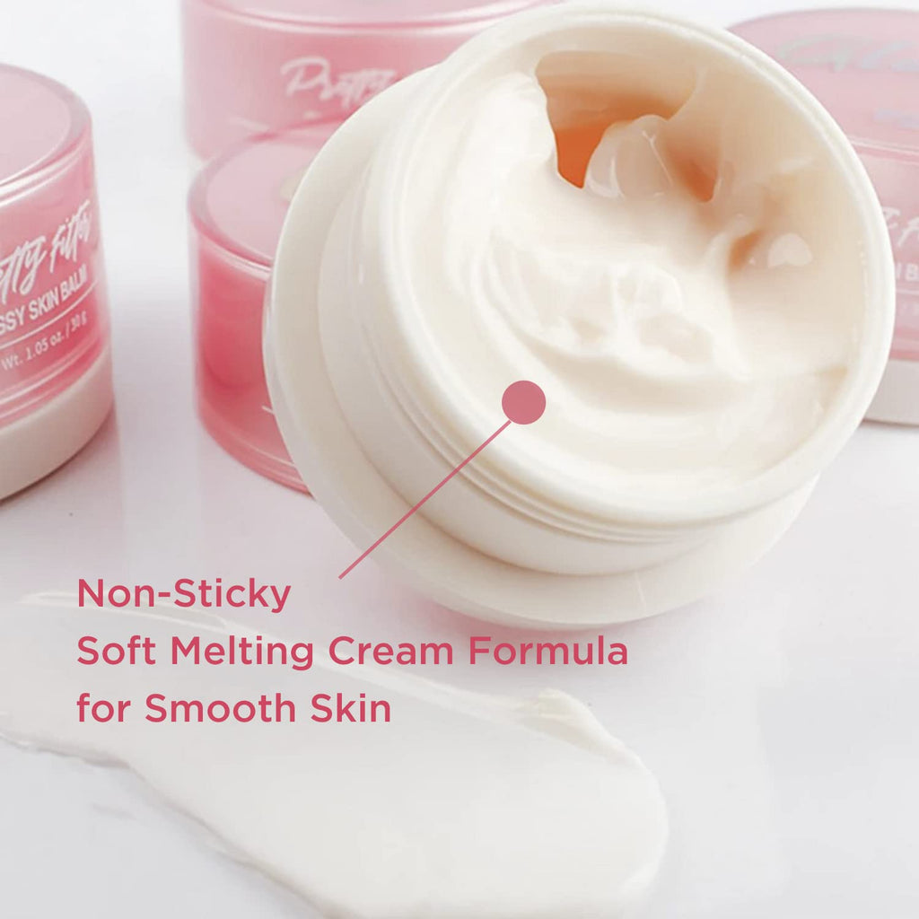 Touch in Sol Pretty Filter Glassy Skin Balm Primer – Ultra-Hydration Pore-Minimizing Makeup Base (1.05 oz)
