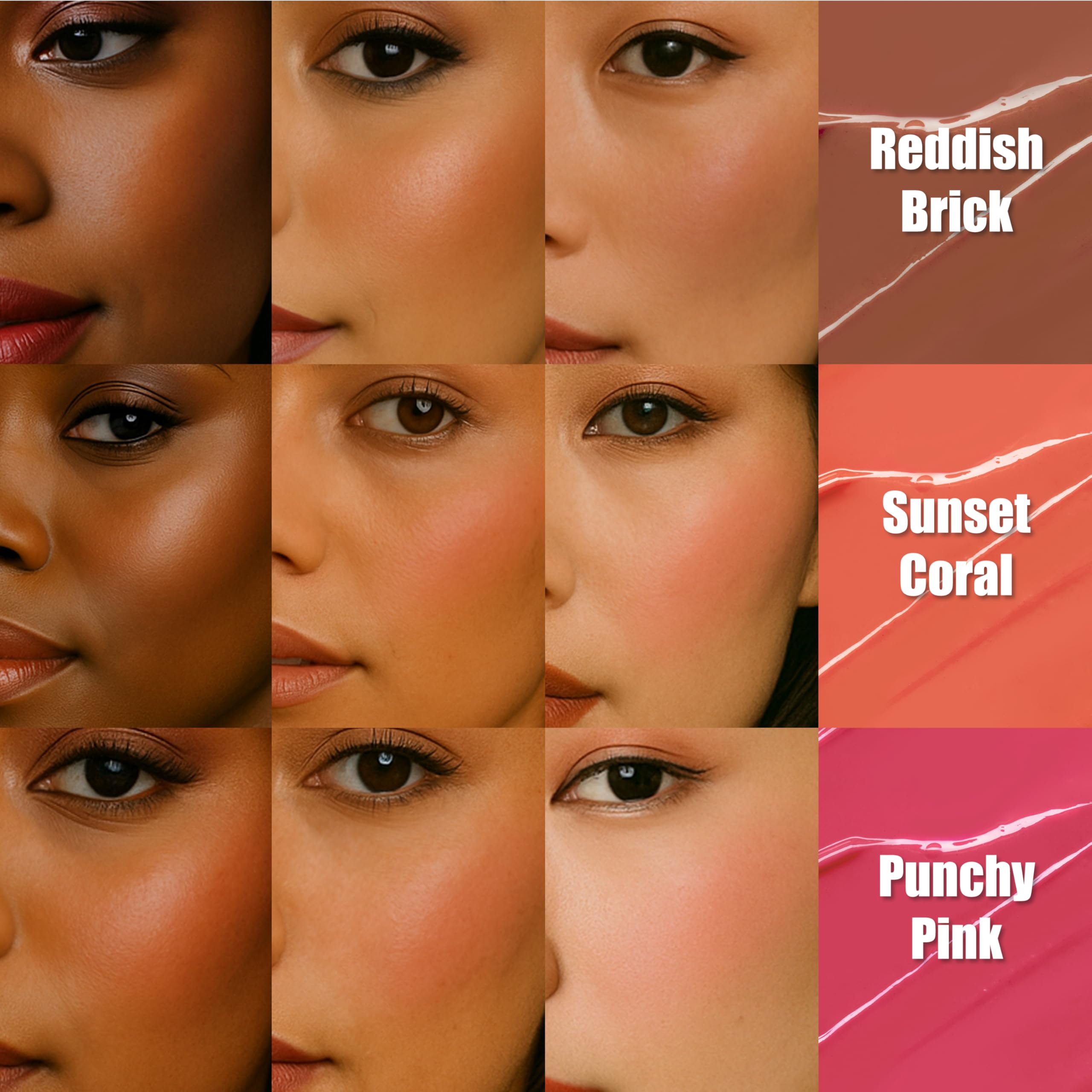 Touch in Sol In My Heart Stick Blush (#Reddish Brick) – Cream Blush Stick for Cheeks, Lips & Shading