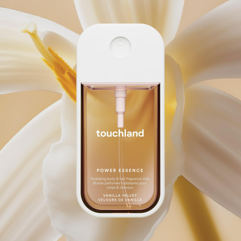 Touchland Vanilla Velvet Hydrating Body & Hair Fragrance Mist – 2 oz Travel Size