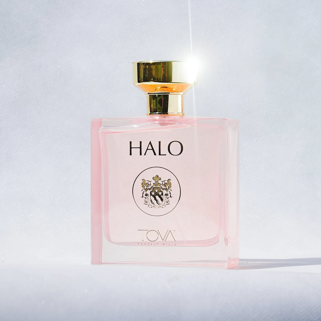 Tova Halo Eau de Parfum – Floral Gourmand for Women (3.4 oz) – Jasmine, Coconut & Amber | Cruelty-Free, Crafted in France