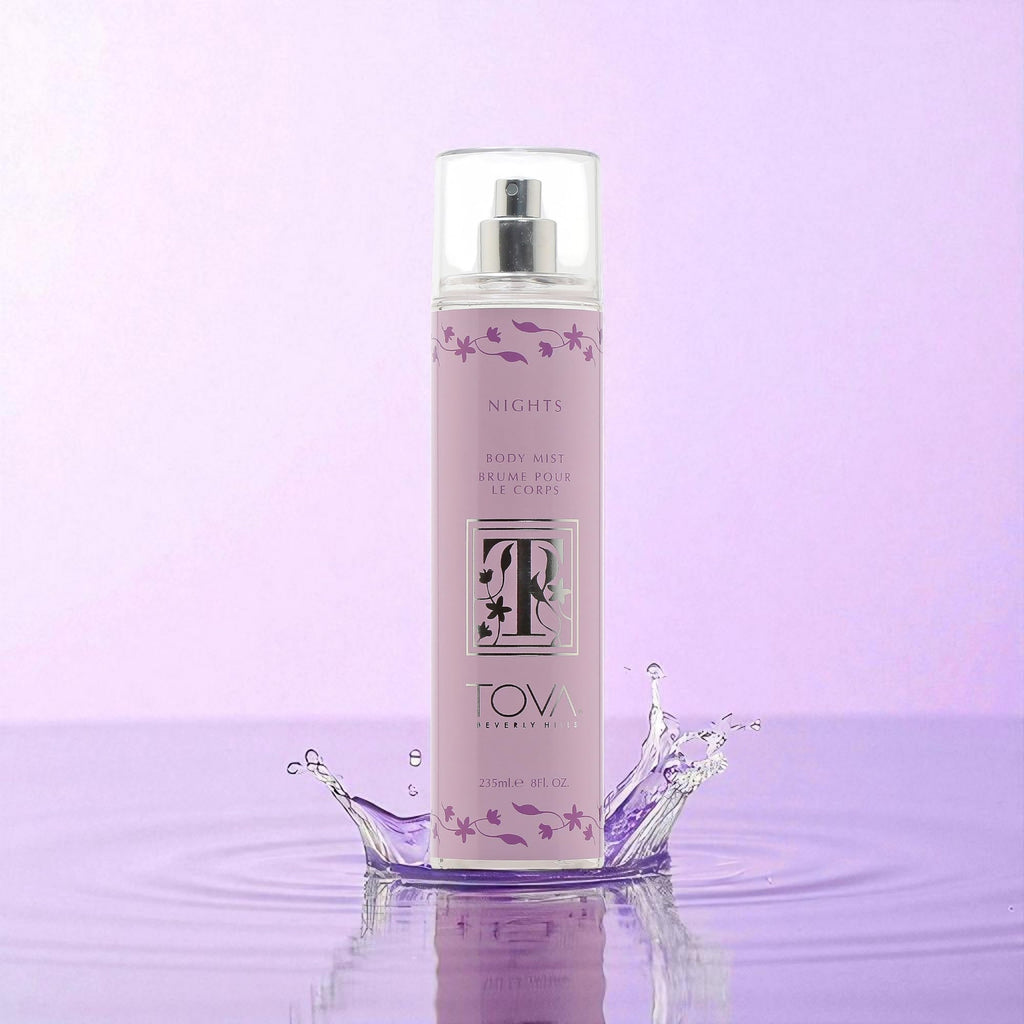 TOVA Nights Body Mist – Award-Winning Spicy Floral Fragrance for Women – USA-Made & Cruelty-Free – 8 oz