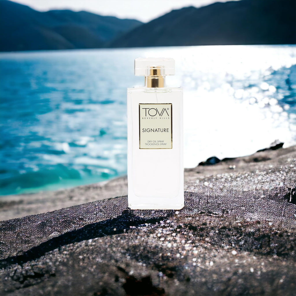 Tova Signature Dry Oil Body Spray for Women – Lightweight Hydration with Bergamot & Jasmine | Made in USA