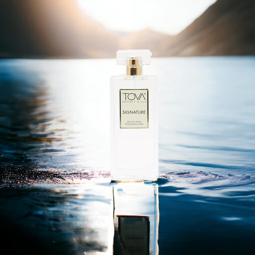 Tova Signature Dry Oil Body Spray for Women – Lightweight Hydration with Bergamot & Jasmine | Made in USA