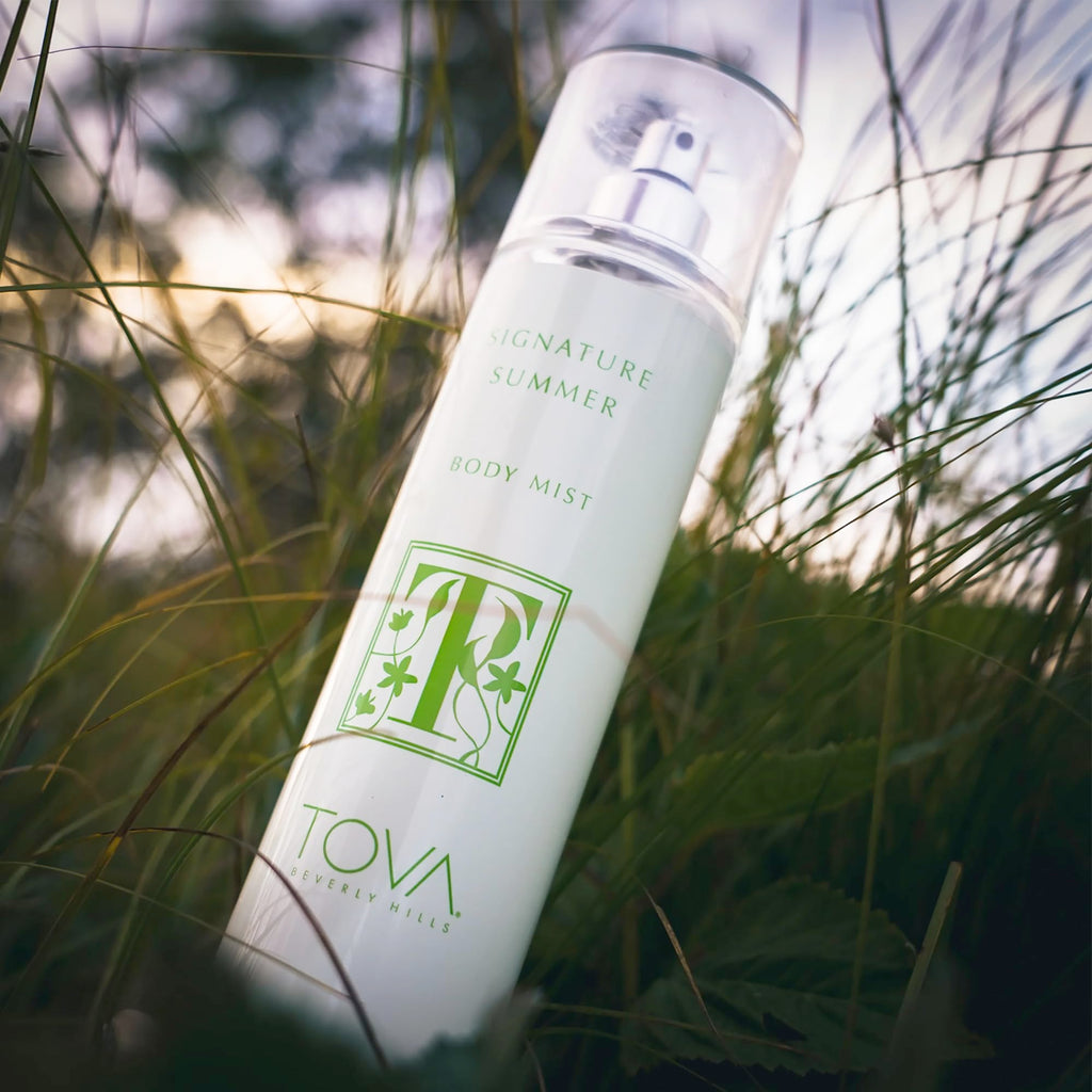 Tova Signature Summer Body Mist – Refreshing Fruity Floral Scent – Grapefruit, Calla Lily, Amethyst | USA-Made & Cruelty-Free – 8 oz