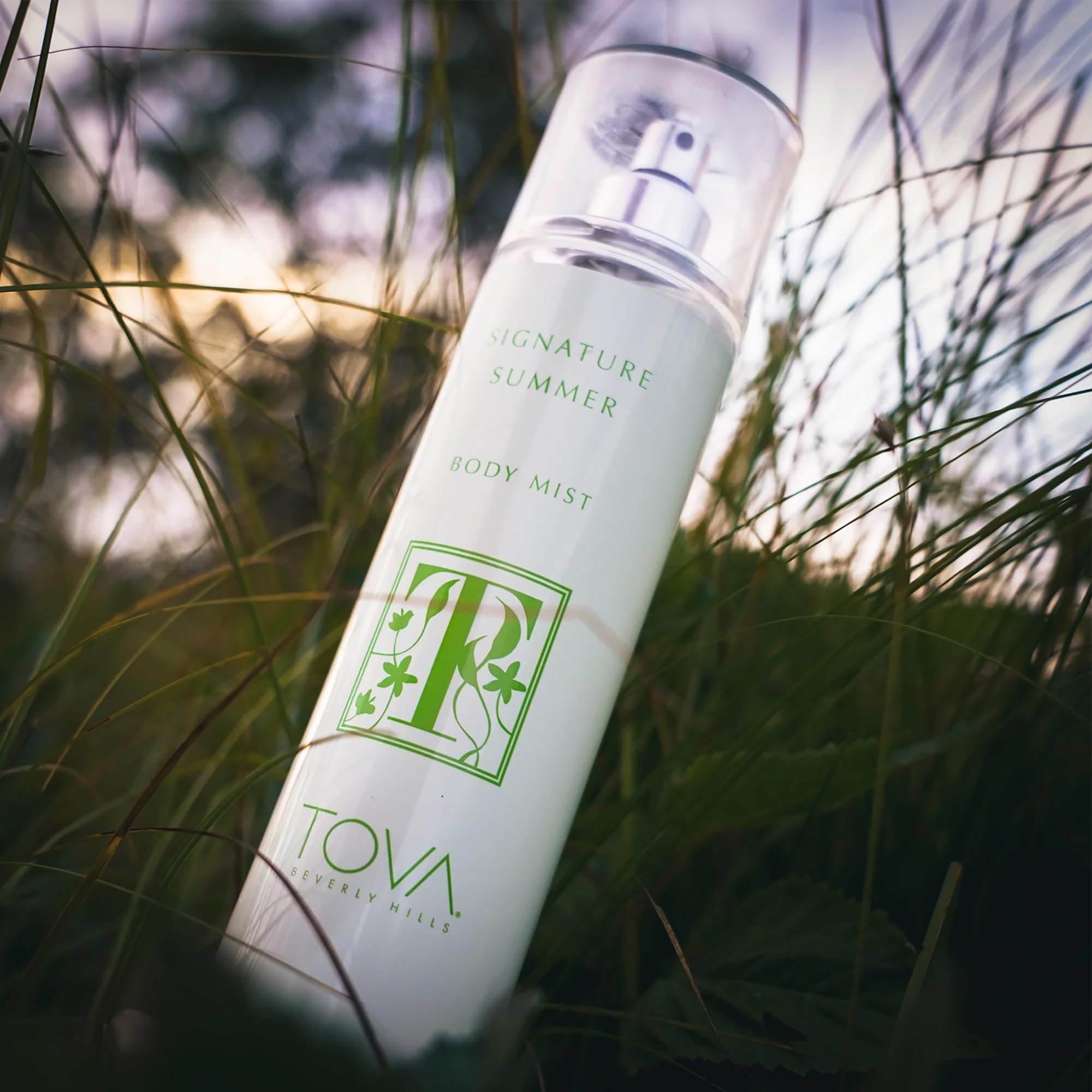 Tova Signature Summer Body Mist – Refreshing Fruity Floral Scent – Grapefruit, Calla Lily, Amethyst | USA-Made & Cruelty-Free – 8 oz