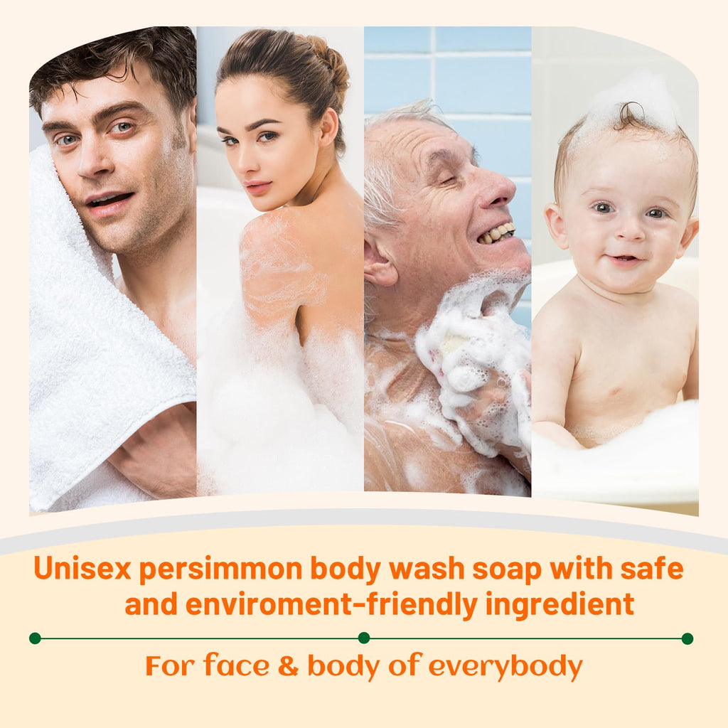tovaginsh 3Pack Persimmon Soap Bar – Natural Odor Control for All Ages