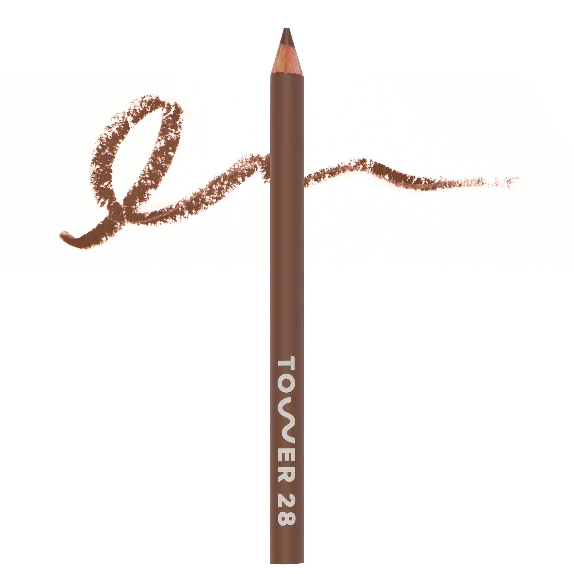 Tower 28 OneLiner: Multi-Use Lip Liner & Eyeliner for Sensitive Skin — Taupey Brown