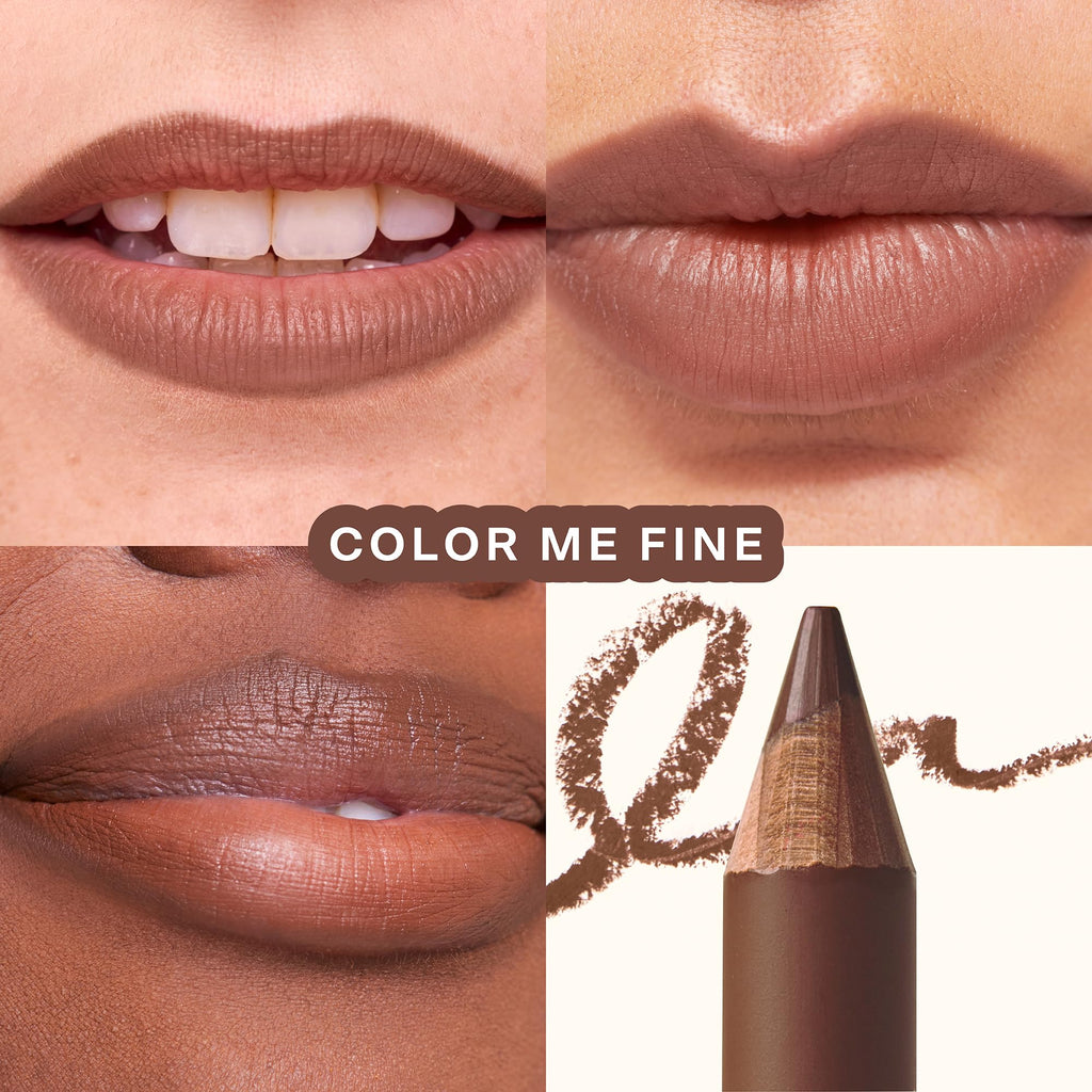 Tower 28 OneLiner: Multi-Use Lip Liner & Eyeliner for Sensitive Skin — Taupey Brown