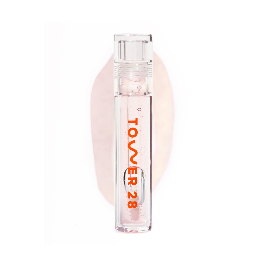 Tower 28 ShineOn Clear Lip Gloss Jelly – Hydrating Lip Balm & Gloss for Sensitive Lips