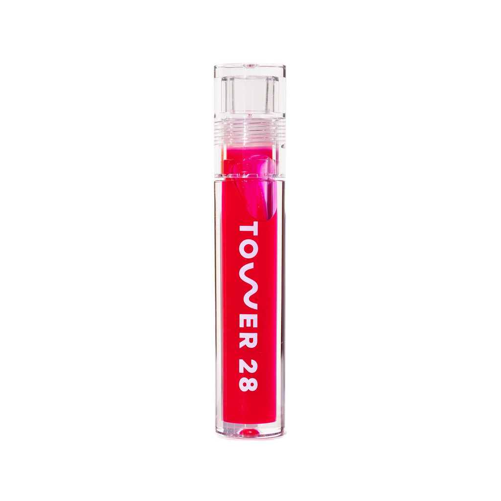 Tower 28 ShineOn Lip Jelly XOXO – Hydrating Lip Balm & Sheer Gloss (0.13 oz)