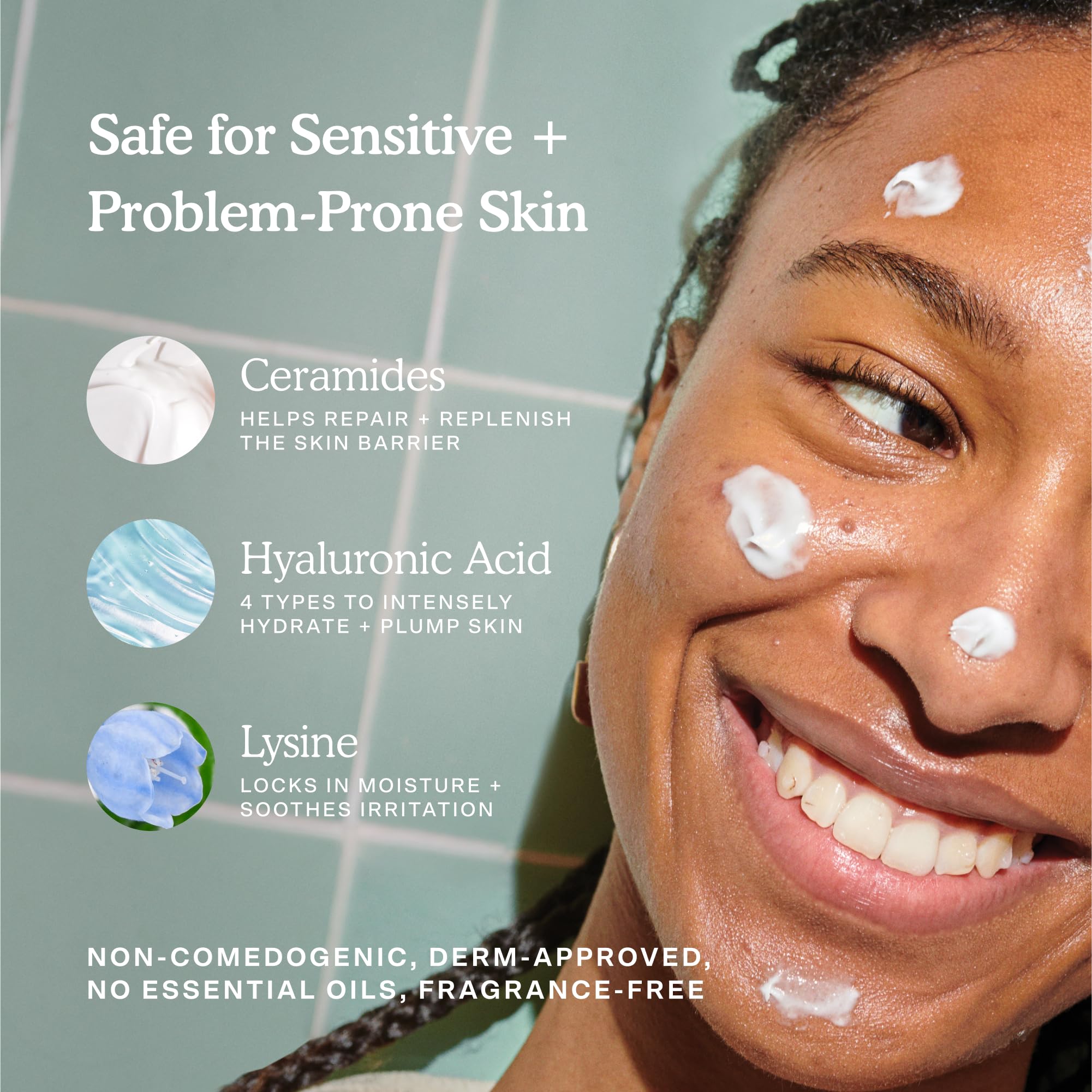 Tower 28 SOS Recovery Face Cream — Hydrating Moisturizer for Sensitive Skin with Hyaluronic Acid + Ceramides