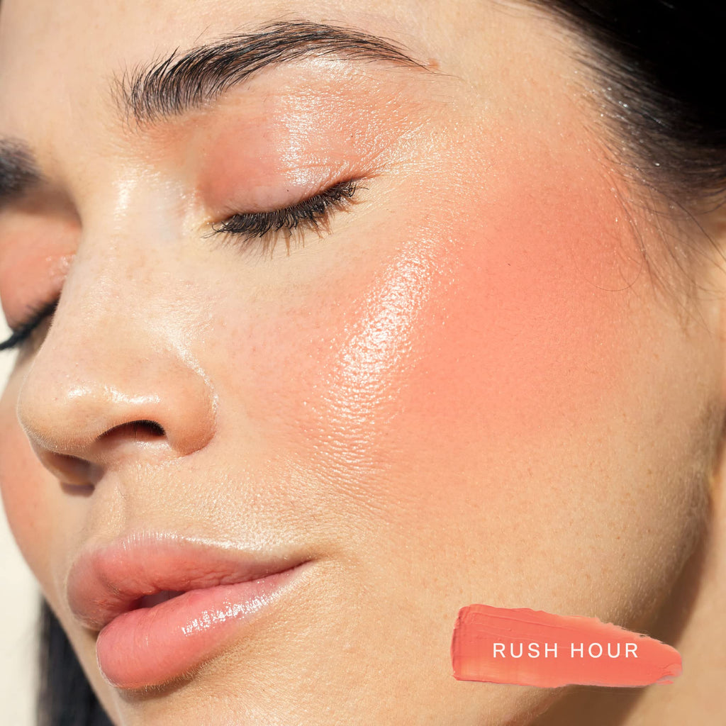 Tower 28 BeachPlease: Cream Blush + Lip Tint in Rush Hour – 2-in-1 Dewy Glow