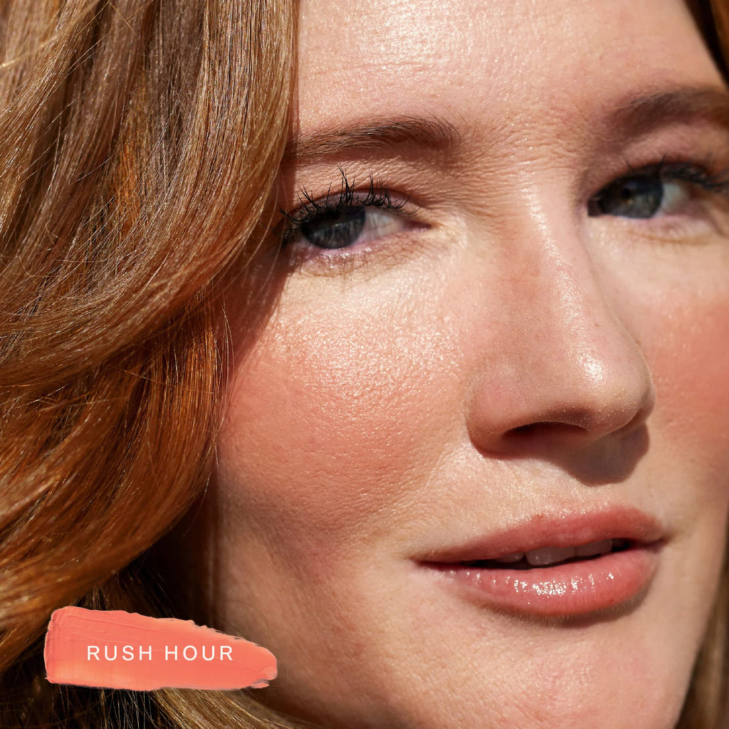 Tower 28 BeachPlease: Cream Blush + Lip Tint in Rush Hour – 2-in-1 Dewy Glow