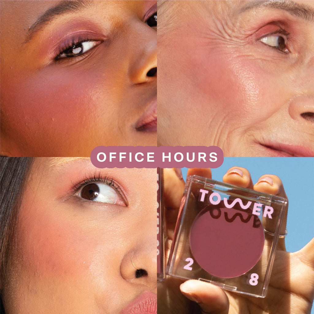 Tower 28 BeachPlease Cream Blush + Tinted Lip Balm – Office Hours (Vegan, Non-Comedogenic)