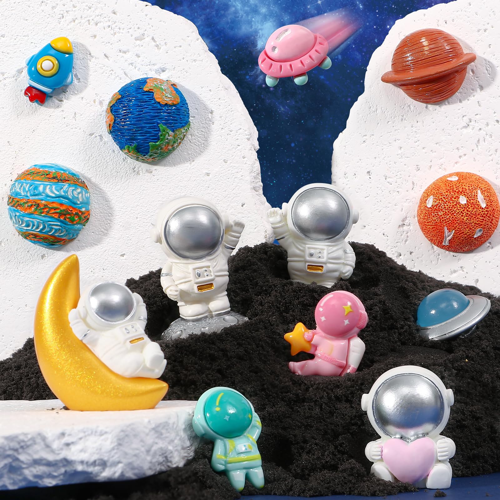 Toylink Space Bath Bombs for Kids — 8 Pack with Surprise Toys Inside