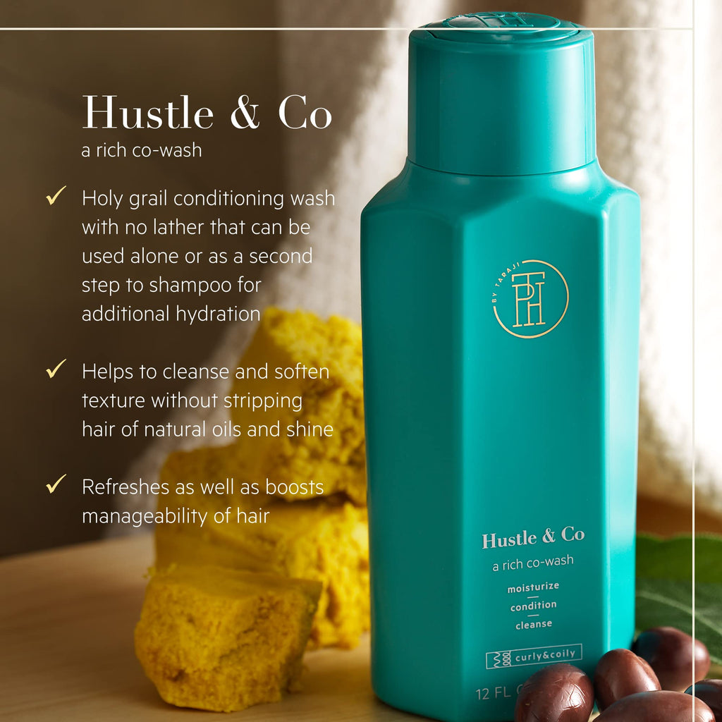 TPH by Taraji Hustle & Co Hydrating Co-Wash with Olive Oil, Shea Butter & Sage
