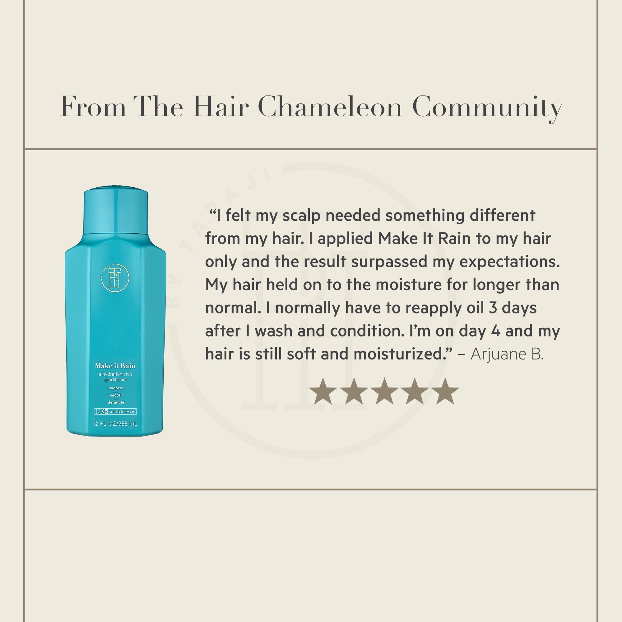 TPH by Taraji Make It Rain Hydrating Conditioner – 12oz Pack of 2