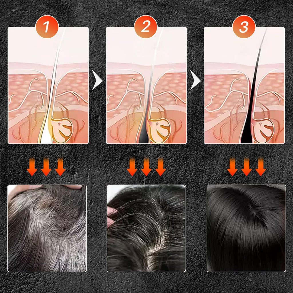 TPTAL Gray Hair Reverse Bar – Natural Darkening Shampoo for Gray Hair & Beard