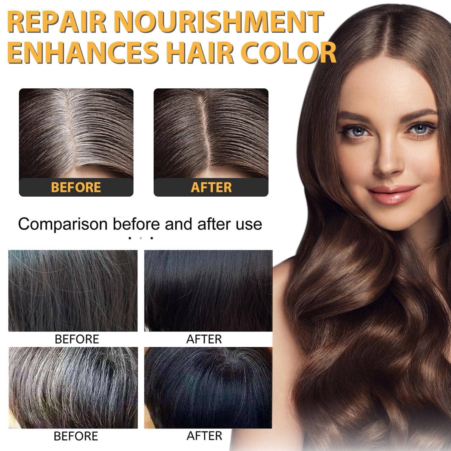 TPTAL Gray Hair Reverse Bar – Natural Darkening Shampoo for Gray Hair & Beard