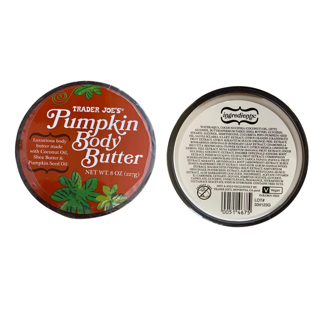 Trader Joe's Pumpkin Body Butter (2 Pack) – Limited Edition Hydration Duo