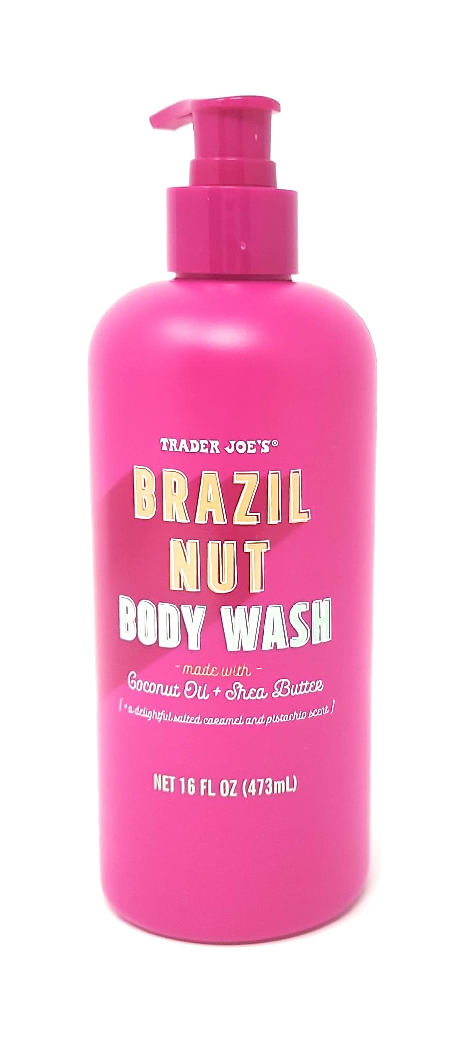Trader Joe's Brazil Nut Body Wash with Coconut Oil & Shea Butter – 16 oz (473 ml)