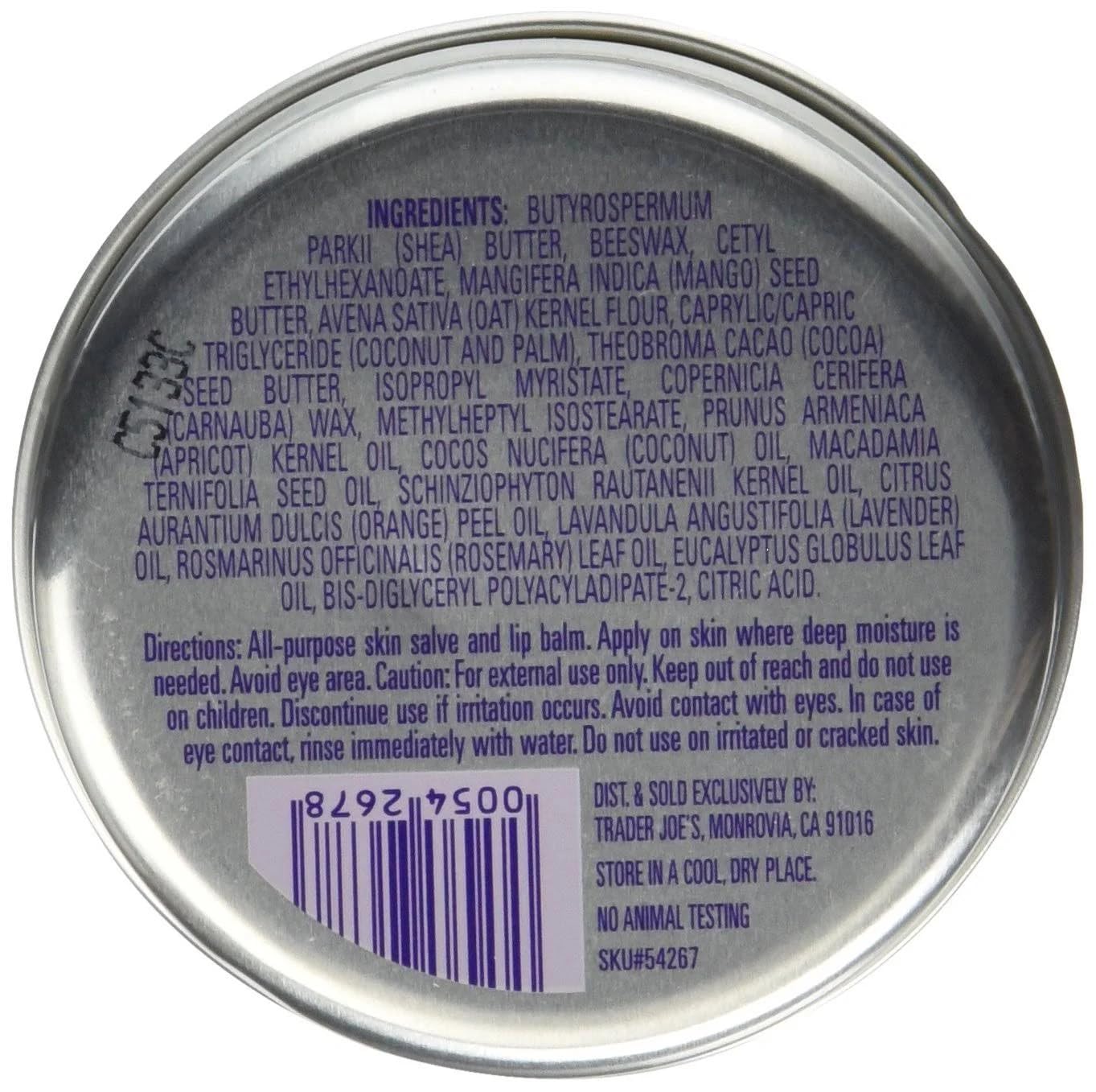 Trader Joe's Head to Toe Moisturizing Balm Pack of 2 – No Greasy Residue, Multi-Purpose Skincare, 2 oz