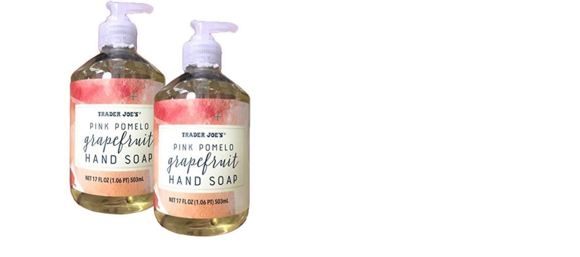 Trader Joe's Pink Pomelo Grapefruit Hand Soap 2-Pack – 17 fl oz Each