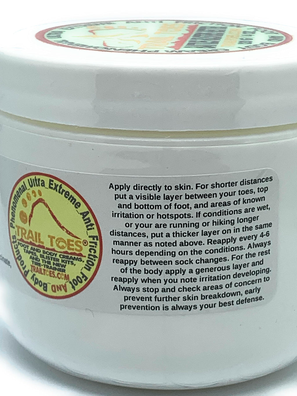 Trail Toes Phenomenal Ultra Extreme Anti Friction Cream – 4 oz