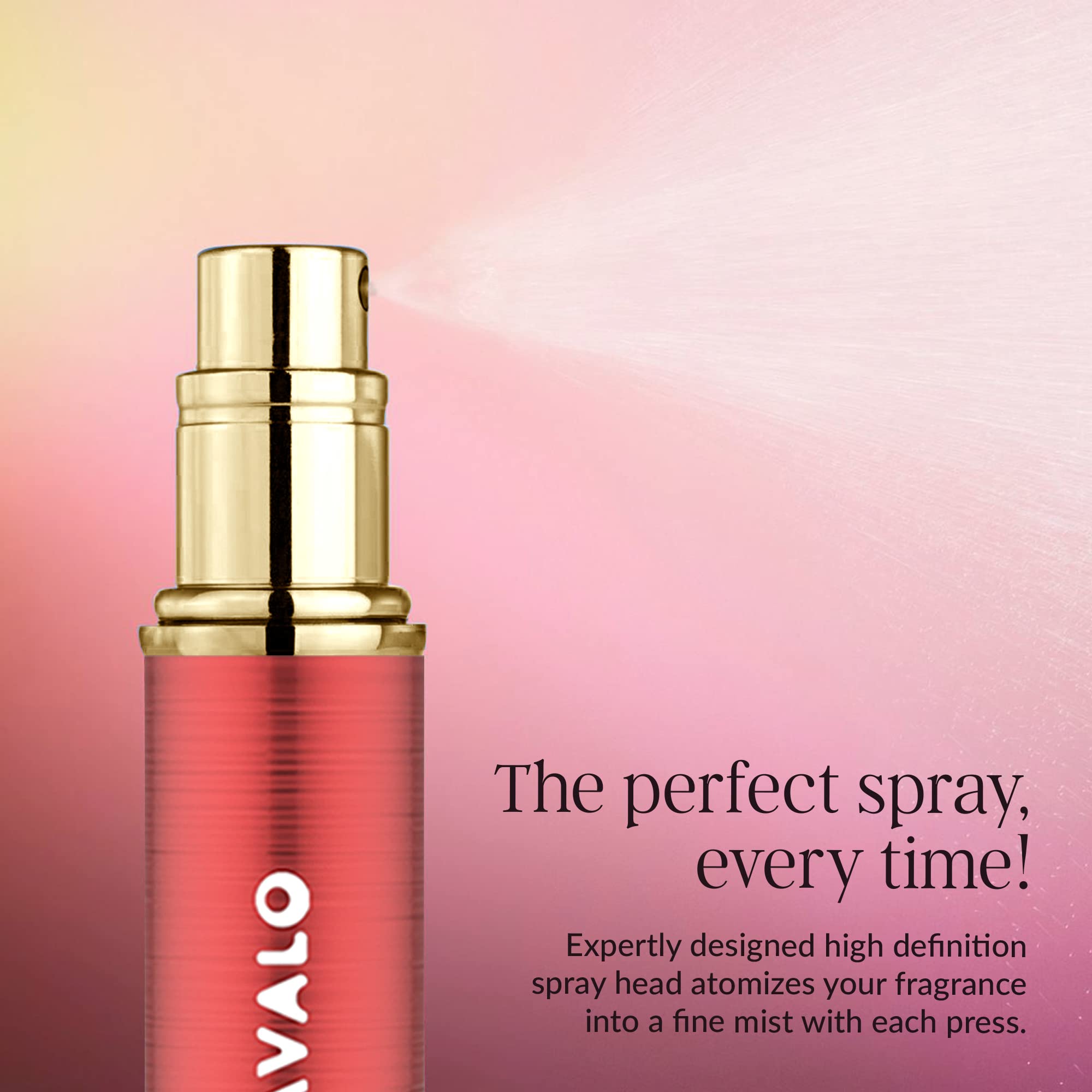 Travalo LUX Perfume Atomizer – Leak-Proof, TSA Approved, Refillable & Portable 0.17oz