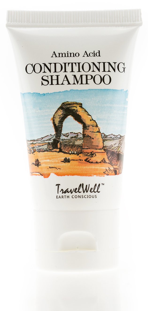Travel Well 2-in-1 Shampoo & Conditioner Set – Sulfate-Free Coconut, 1 oz Tubes (Pack of 200)