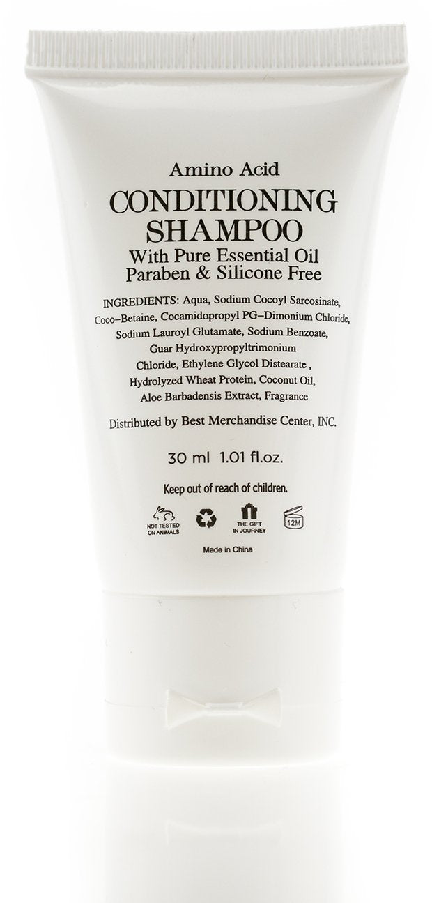 Travel Well 2-in-1 Shampoo & Conditioner Set – Sulfate-Free Coconut, 1 oz Tubes (Pack of 200)