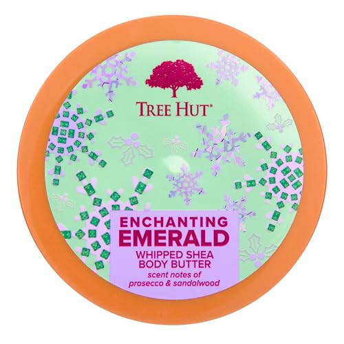 Tree Hut Enchanting Emerald Whipped Shea Body Butter – 8.4 oz | Limited Edition Holiday
