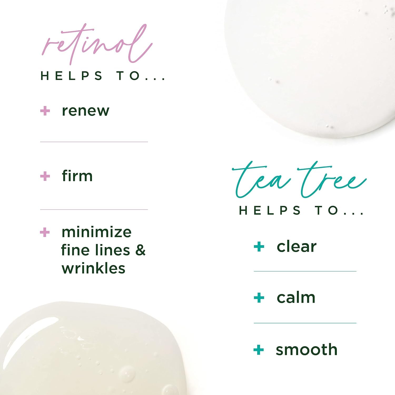 Tree of Life Facial Serum Duo – Hydrating Anti-Aging Serums with Tea Tree & Retinol (2 x 1oz)