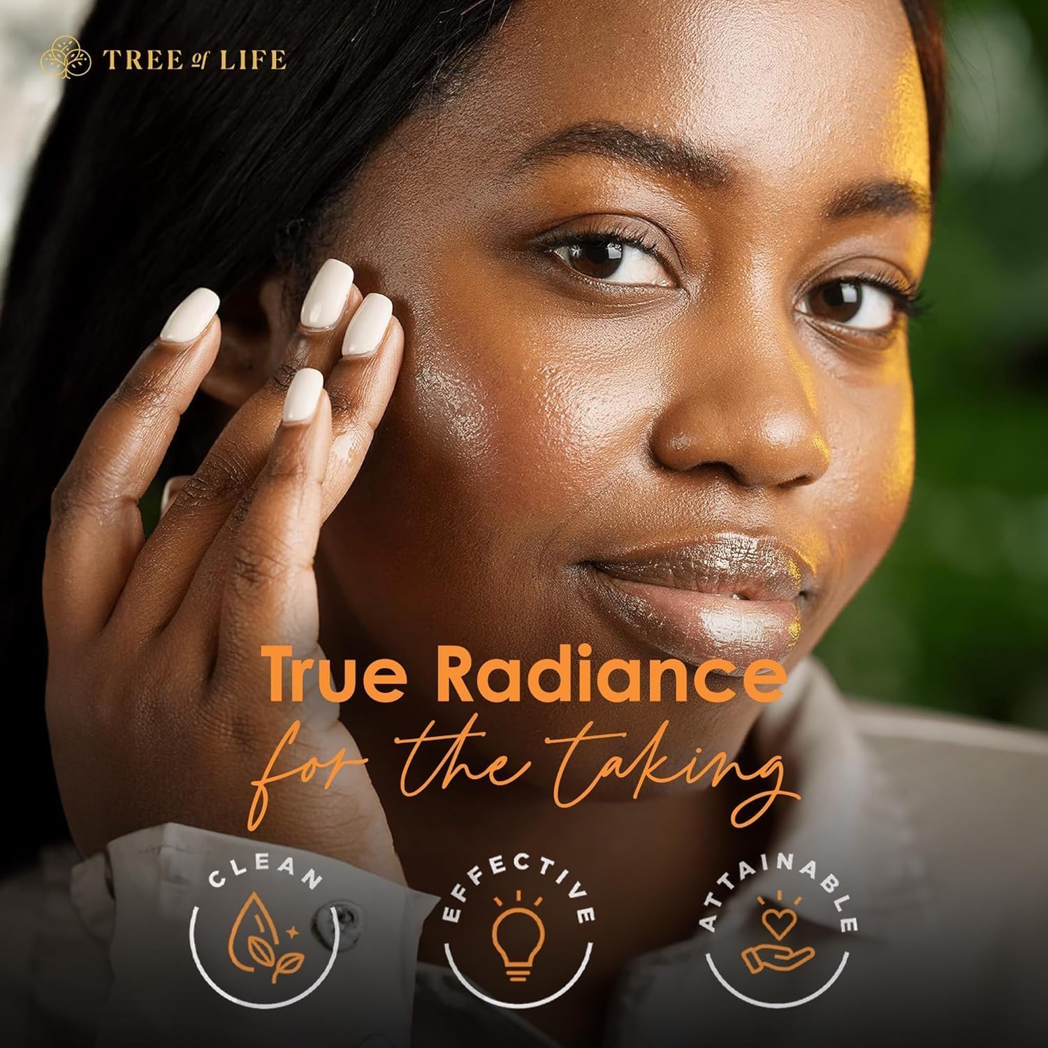 Tree of Life Beauty Vitamin C Skin Care Set | Hyaluronic Acid & Vitamin E for Dry & Sensitive Skin | 2 x 1 oz