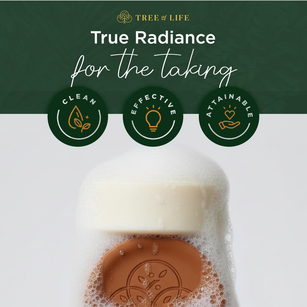 Tree of Life Rice Water Shampoo Bar & Conditioner Bar Set – Sulfate-Free, Frizz Control, Silky Shine