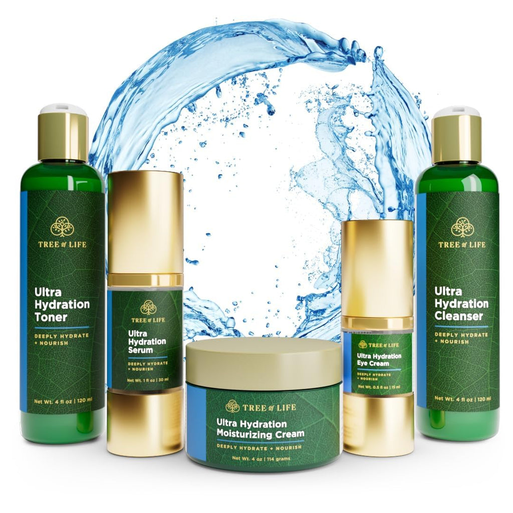 Tree of Life Beauty Ultimate Skin Care Set — Firming, Hydrating, Moisturizing (5pc Ultra Hydration Collection)