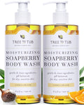 Tree to Tub Citrus Body Wash for Dry & Sensitive Skin – pH Balanced, Hydrating Shea Butter Formula