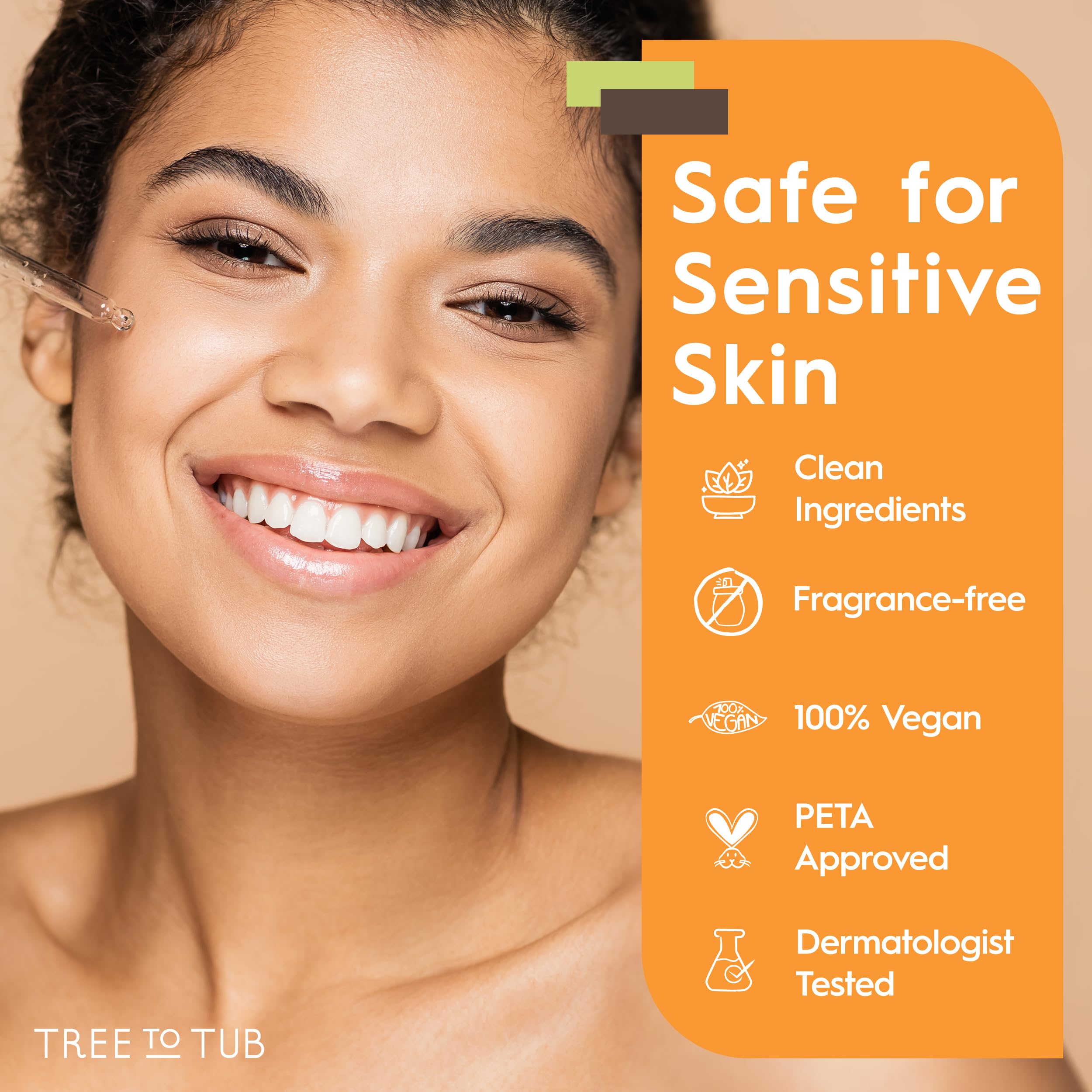 Tree To Tub Illuminating Vitamin C Serum – Triple Vitamin C Hydration + Hyaluronic Acid