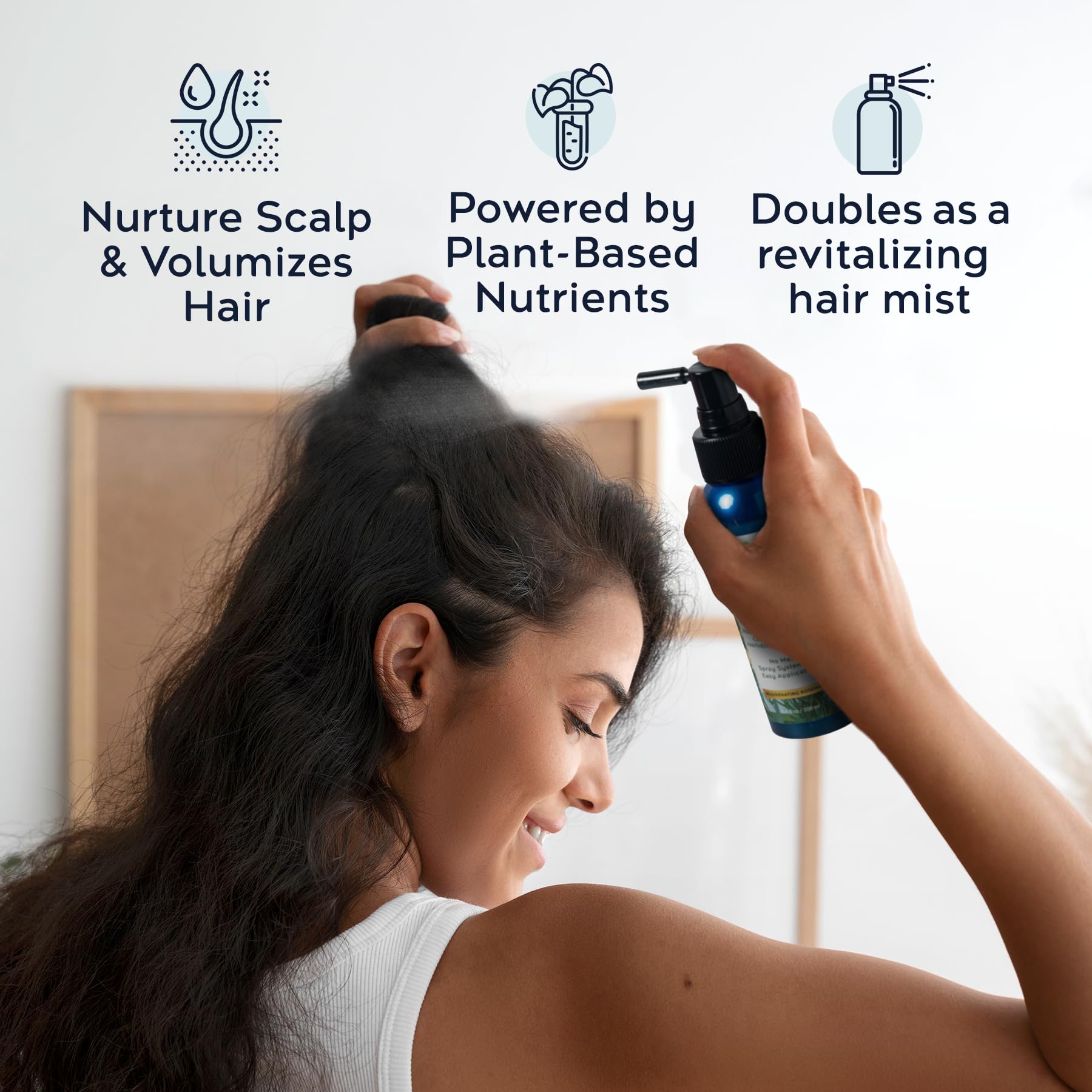Tree To Tub Rosemary Water Spray for Hair Growth – Fermented Rice Water with Rosemary
