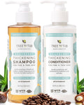 Tree to Tub Volumizing Biotin Shampoo & Conditioner Set with Caffeine – Sulfate-Free, Argan Oil