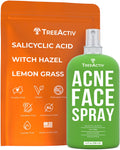 TreeActiv Acne Face Spray — 4 oz Toner with Witch Hazel & Salicylic Acid