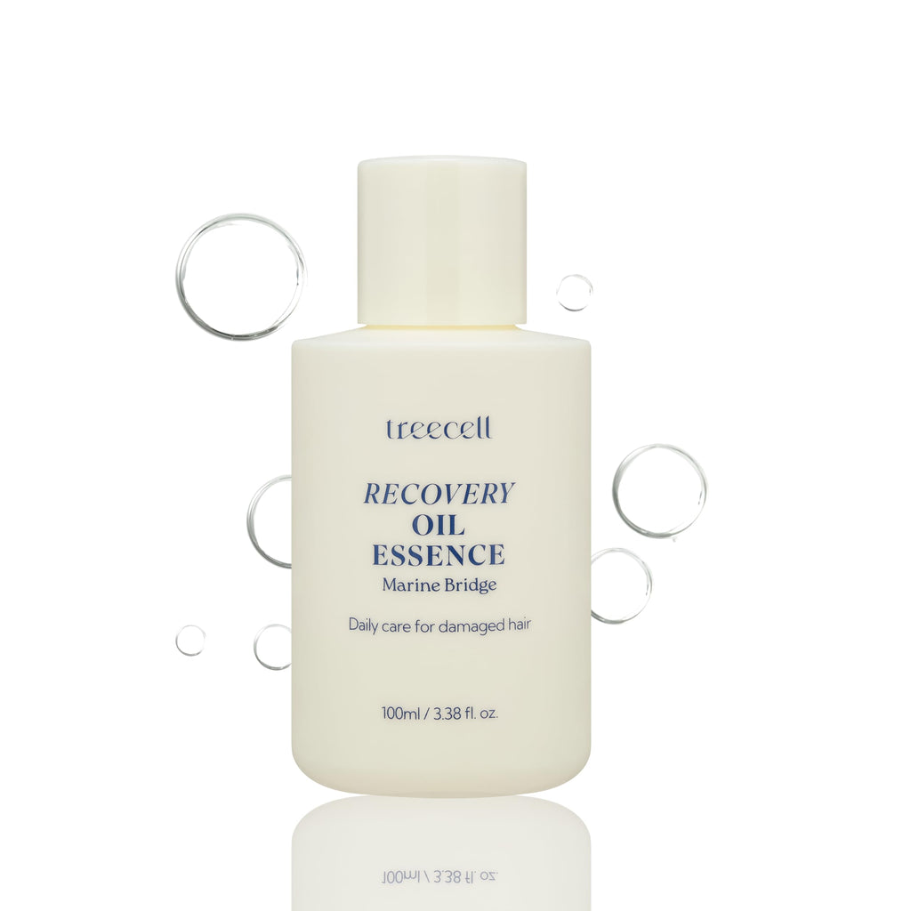 Treecell Recovery Oil Essence – Intensive Nourishment, Heat & UV Protection, 3.4 fl oz