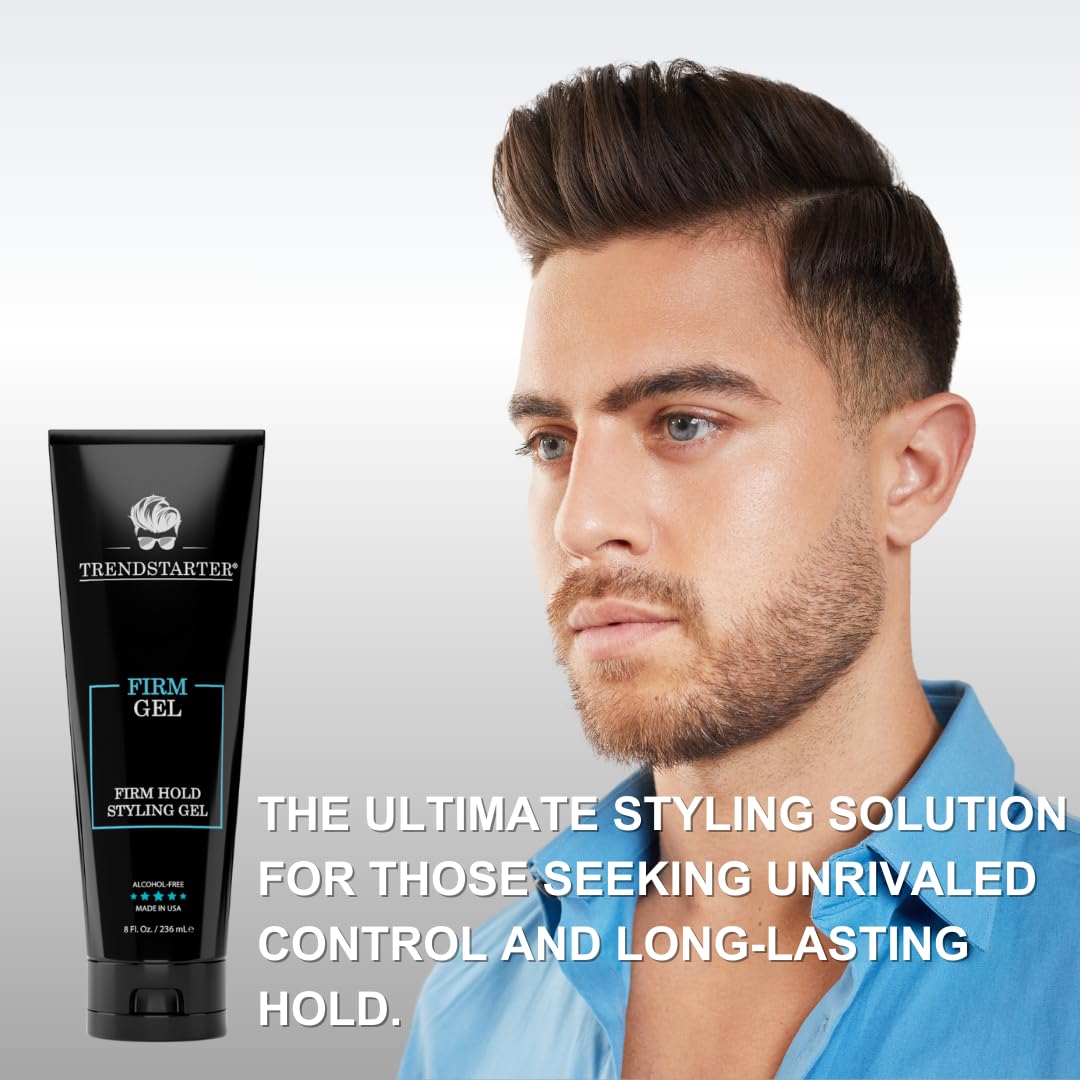 TRENDSTARTER Firm Gel – Firm Hold, Natural Shine, Alcohol-Free