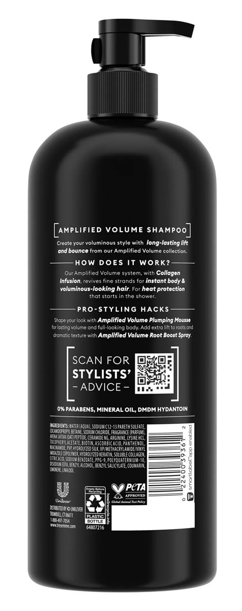 TRESemmé 24 Hour Body Shampoo – Pack of 6, 28 oz | Volumizing Daily Shampoo