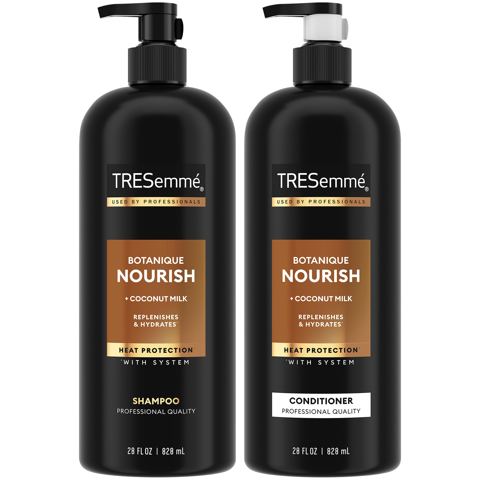 TRESemmé Botanique Nourish Shampoo & Conditioner Set – Anti-Frizz with Coconut Milk & Aloe Vera