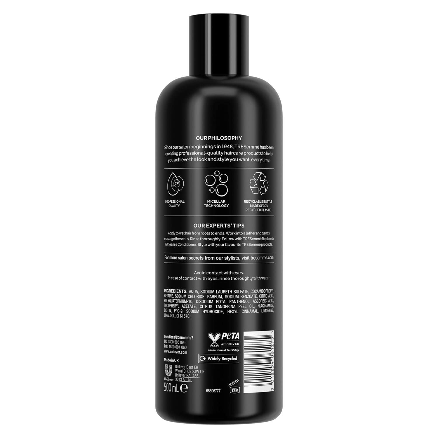 Tresemme Deep Cleansing Shampoo 500ml – Clarifying Shampoo by TRESemmé